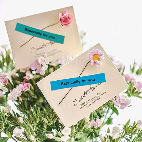 Replacement For Dymo Label Maker Refills Letratag Refills Plastic Label Tape Compatible With Dymo Letratag Label Maker Lt-100H Lt-100T Qx50, 91331 91332 91333 91334 91335, 12Mm X 4M 1/2" X 13', 5 Pack #TOP7