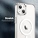 JETech Magnetic Case for iPhone 13 6.1-Inch Compatible with MagSafe Wireless Charging, Shockproof Phone Bumper Cover, Anti-Scratch Clear Back (Clear) JETech Magnetic Case for iPhone 13 6.1-Inch Compatible with MagSafe Wireless Charging, Shockproof Phone Bumper Cover, Anti-Scratch Clear Back (Clear)
