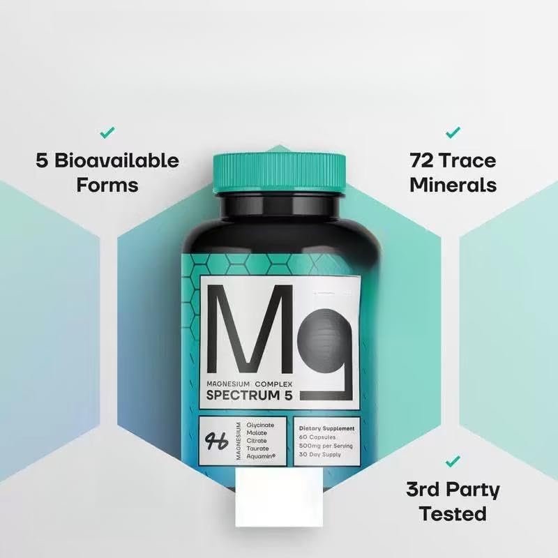Magnesio, supporto energetico e del sistema nervoso | Supporta la salute delle ossa e dei muscoli, le prestazioni cognitive, una sana risposta allo stress e un elevato assorbiment
