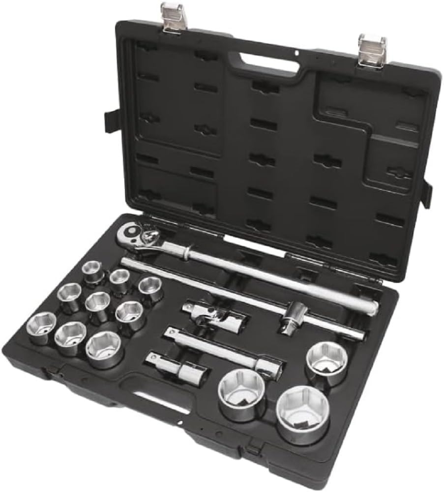 BETA BW 928E/C17 - Assortimento di 12 chiavi a bussola esagonali e 5 accessori, in cassetta di plastica