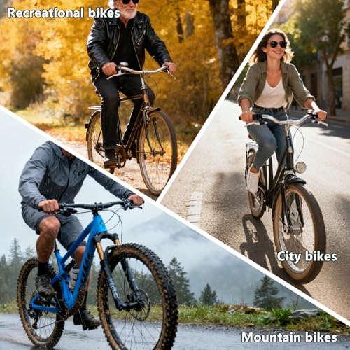 PATHGNAR 8 Bike Shifter Lever, 3x8 Speed Bike Shifter Thumb Gear 24 Shifter Levers for Mountain Road Bicycle
