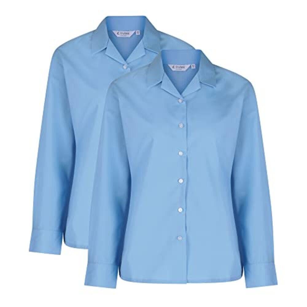 Trutex Girls Blue 'S Rlb School Top, ( Blu), 13 Years (Size:34)