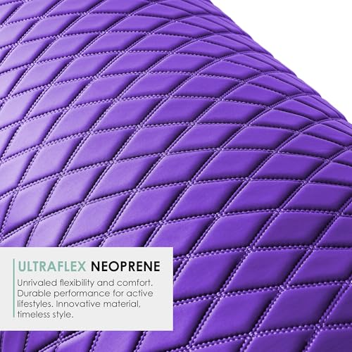 FH Group Custom Fit Car Seat Covers Specifically Made for 2007 – 2017 Jeep Wrangler JK 2-Door Rear Set, Ultraflex Neoprene Waterproof Seat Covers, Purple, Jeep Accessories by FH Group - Used condition - Image 3