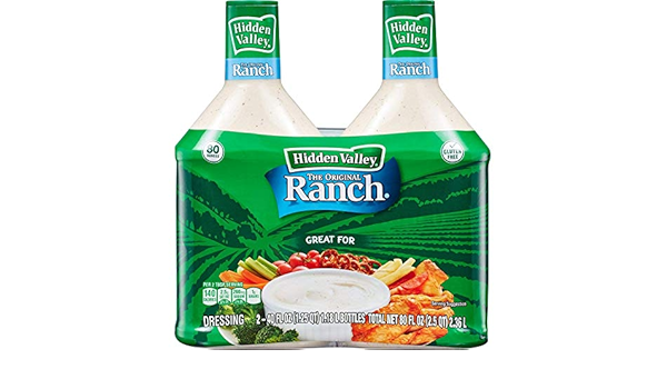 Hidden Valley Original Ranch Dressing (2 pk., 40 fl. oz. Bottles) (pack of  6)