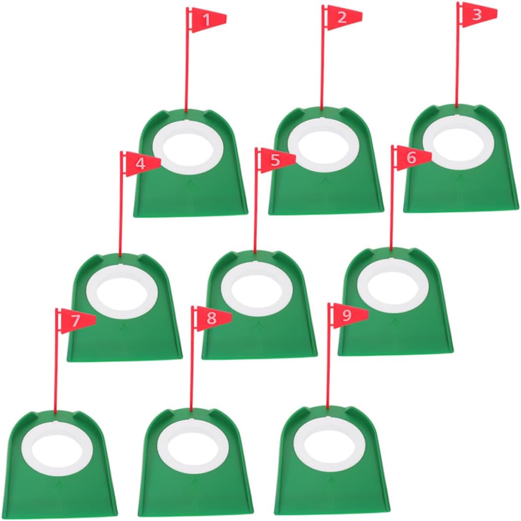 Happyyami Golf Putting Disc Golf Putting Cup Golf Training Aid Hole Golf Training Putters Equipment Golf