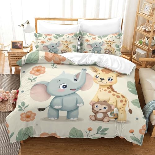 Drap de couette microfibre avec éclair dissimulé pour lit King 220x240cm