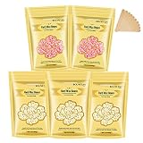 Bouvetan 16.5oz Hard Wax Beans for Painless Hair Removal, Waxing Beads for Face Eyebrow Armpit Legs