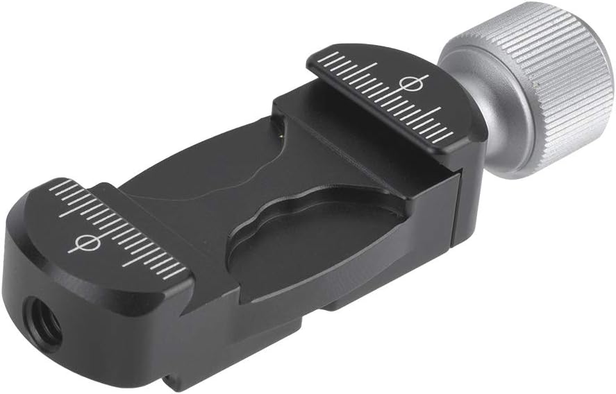 Mini Camera L Bracket Clamp, Mini L Plate Clamp, 1 L Bracket, Quick Release Plate for L Bracket, Indoor and Outdoor, Most Release Plates