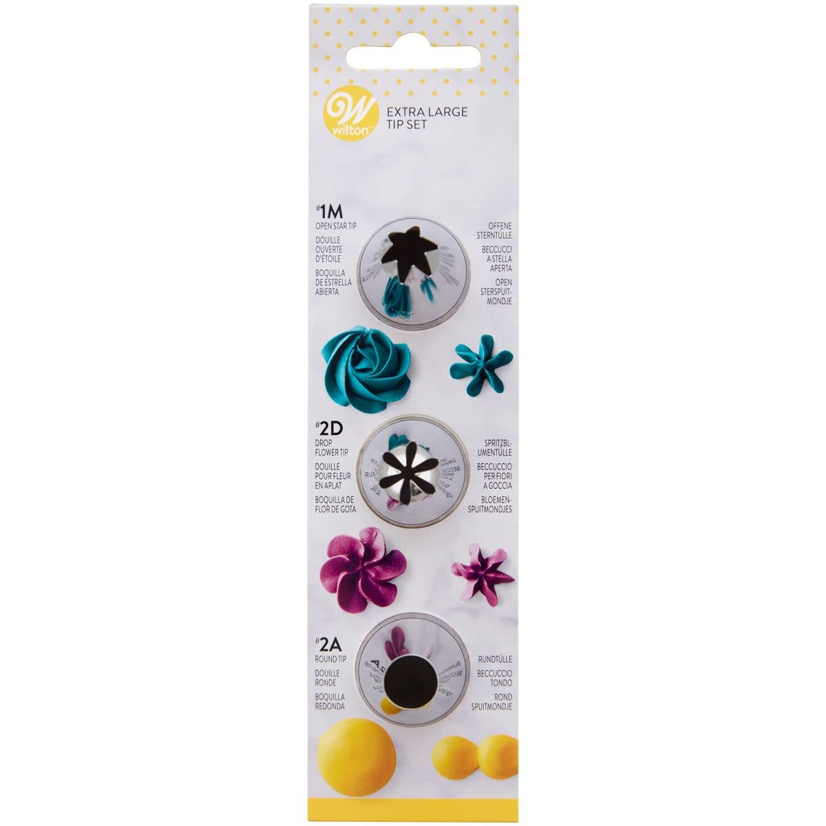 Wilton 02-​0-​0144 Outils de cuisine en plastique, argent