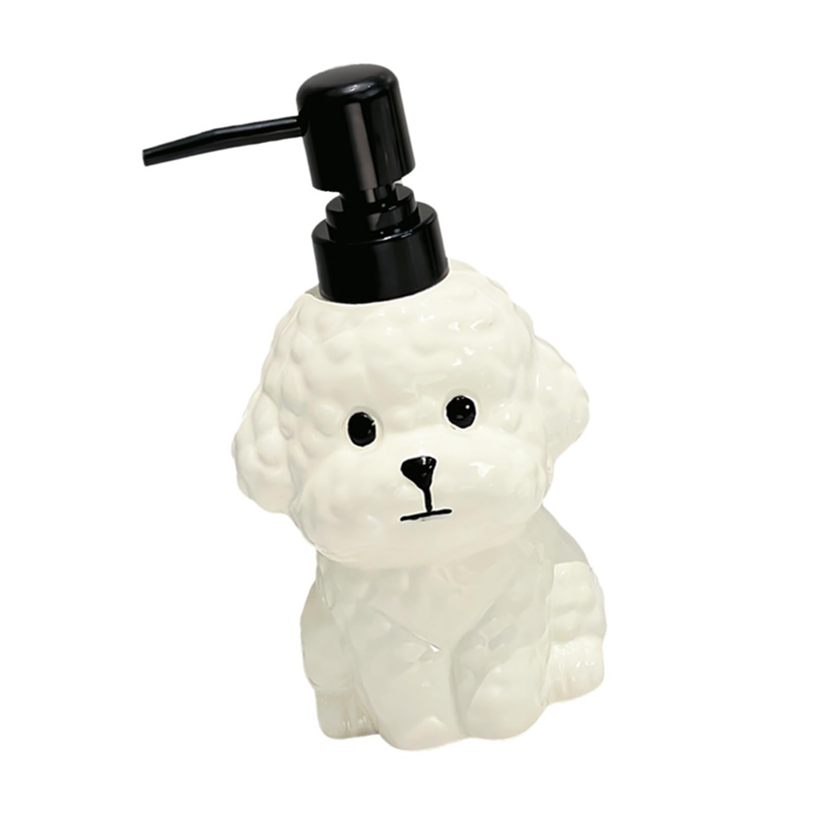 Puppy Shaped Empty Refillable Soap Dispenser for Bath Shampoo Lotion Soap Dispenser for Bathroom