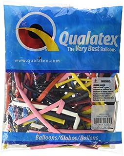 Qualatex 45195 Q4-5195 100 Modellierballons 260Q, Qualatex , Traditional Mix,60 x 2 x 2 inches