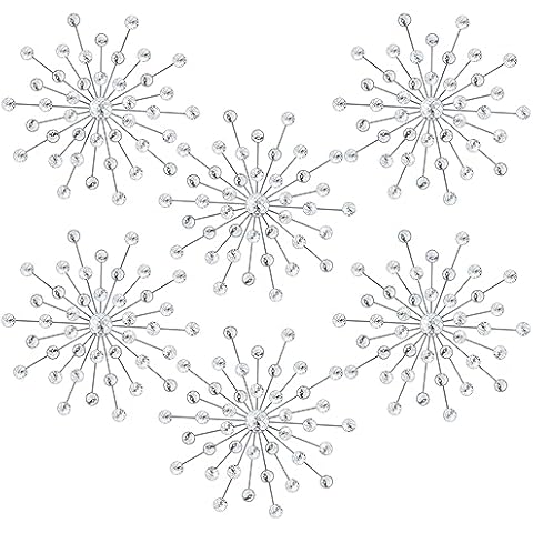 Barydat 6 Pcs Rhinestones Wall Decor Cover