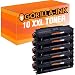 Produktbild Gorilla-Ink 10 kompatible Toner XXL für HP CE250X CE251A CE252A CE253A Color Laserjet cm 3530 FS MFP CP 3525 Series CP 3525 X