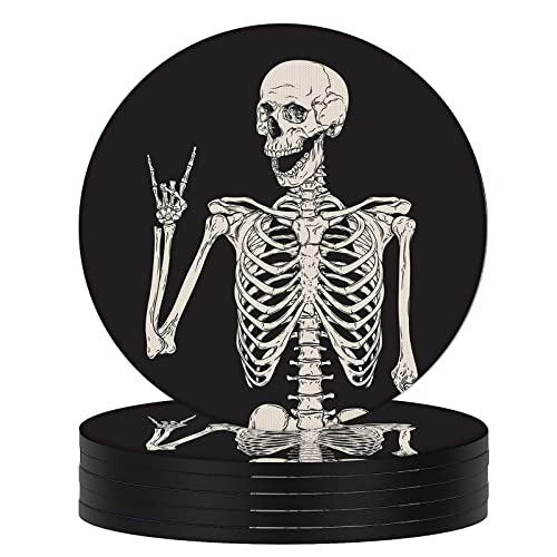 Swooflia Skeleton Coasters