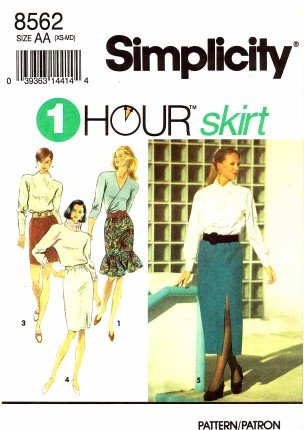 Patron jupes de miss Simplicity 8562 pour coudre votre tenue de bureau d'été