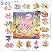 Wooden Jigsaw Puzzles for Kids Ages 3-5 Toddler Puzzles 20 Pieces Preschool Educational Learning Toys Set Animals Puzzles for 2 3 4 5 Years Old Boys and Girls (6 Puzzles)