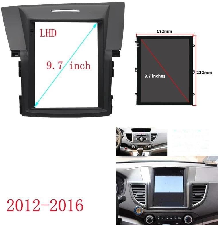 に適合する CRV 2012 2013 2014 2015 2016 2 Din カー ラジオ ファシア マルチメディア フレーム