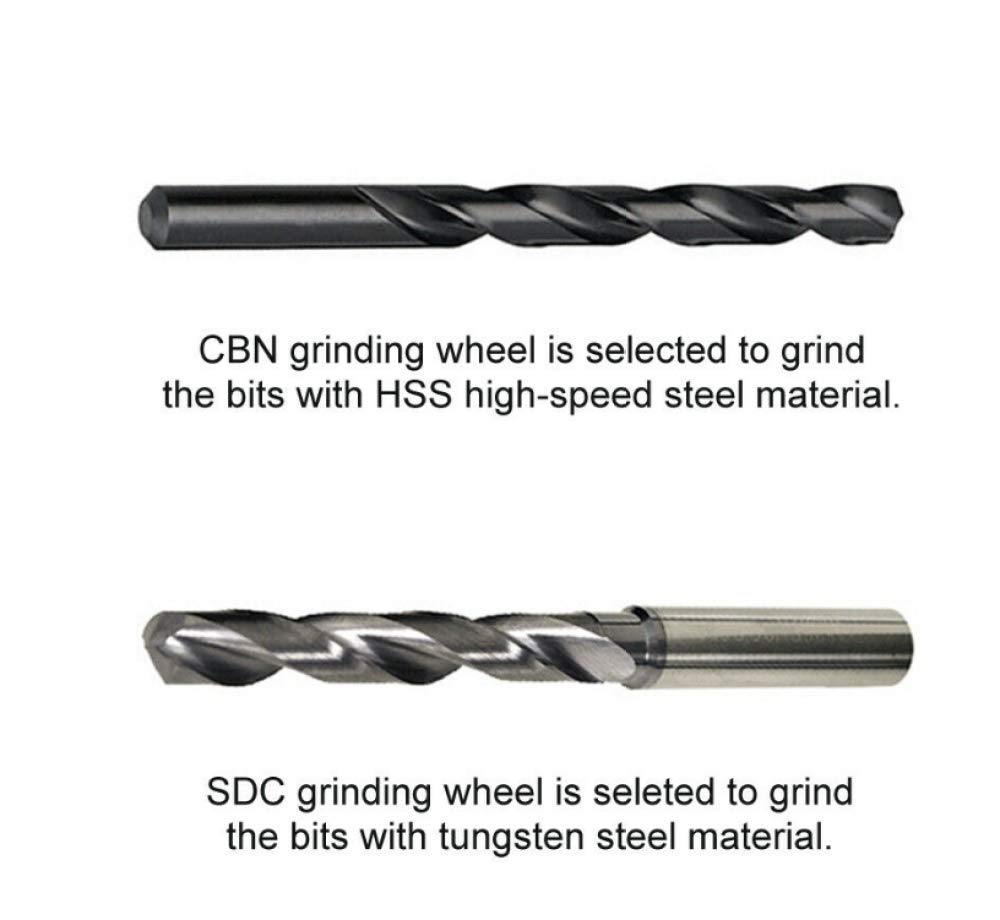 Muela abrasiva de diamante (SDC o CBN opcional) para rectificadora de brocas MR-26A, 26D. G3, F6, 125x20x19 mm, CBN