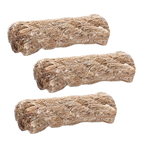 HEMOTON 3Pcs Jute Rope Fire Starter Tool Professional Outdoor Igniter for Camping BBQ Survival Lightweight Easy to Carry Versatile Fire Lighter for Campfires Emergencies