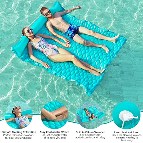 Jasonwell Giant Inflatable Floating Mat - Pool Float Lake Float Raft Lounge Floating Water Mat For Swimming Pool Floatie Lounger Beach Pool Party Toy Adults Kids #TOP4