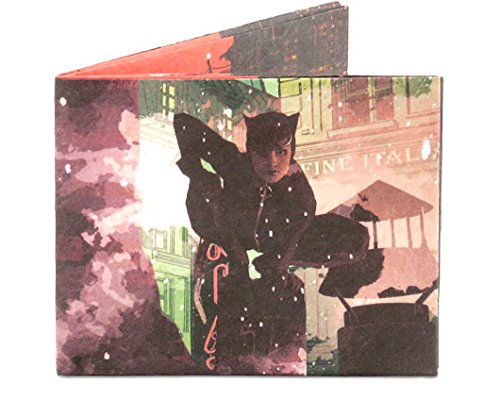 Mighty Wallet Men's Leather Billfold Wallet, Multi-Cat women, One Size