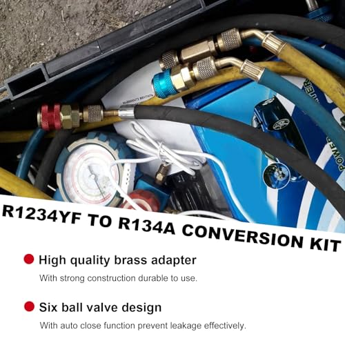 Kit de 2 Conectores Rápidos R1234YF para Aire Acondicionado miniatura 5