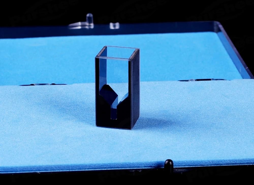 Cubeta de determinación de proteínas de vidrio de cuarzo de 100 µL for espectrofotometría UV-Visible