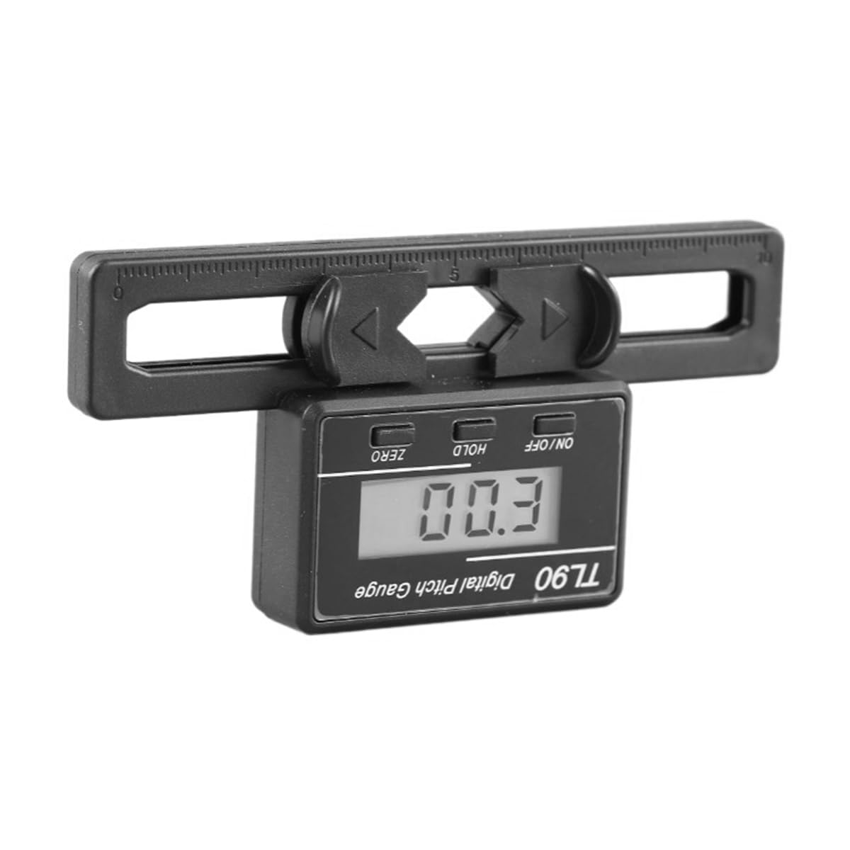 Jauge de pas numérique pour hélicoptère RC, écran LCD rétroéclairé, rotor principal 250-800 mm, inversion automatique de l'écran, verrouillage de l'angle