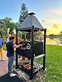Tagwood BBQ Argentine Santa Maria Style Wood Fire & Charcoal Gaucho Grill | BBQ02SIB-