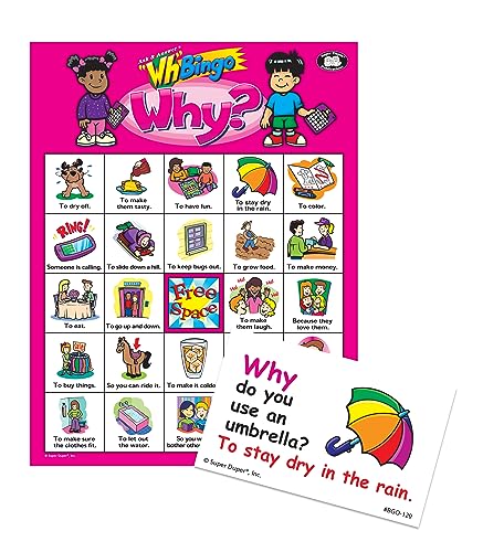 Ask & Answer Wh Bingo Board Game miniatura 6