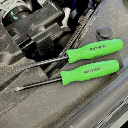 Mayhew Tools 31093GN Mini Heavy Duty Pry Bar, 2-Piece Set, Green, Green - Heavy Duty - Image 2