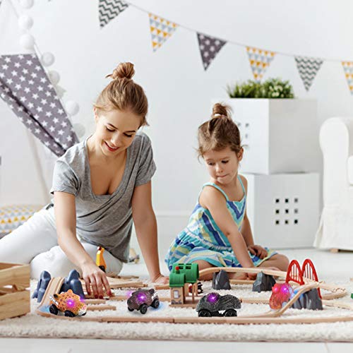 image for Tracks Cars Replacement Only,4 Pack Race Cars Track Accessories with 3