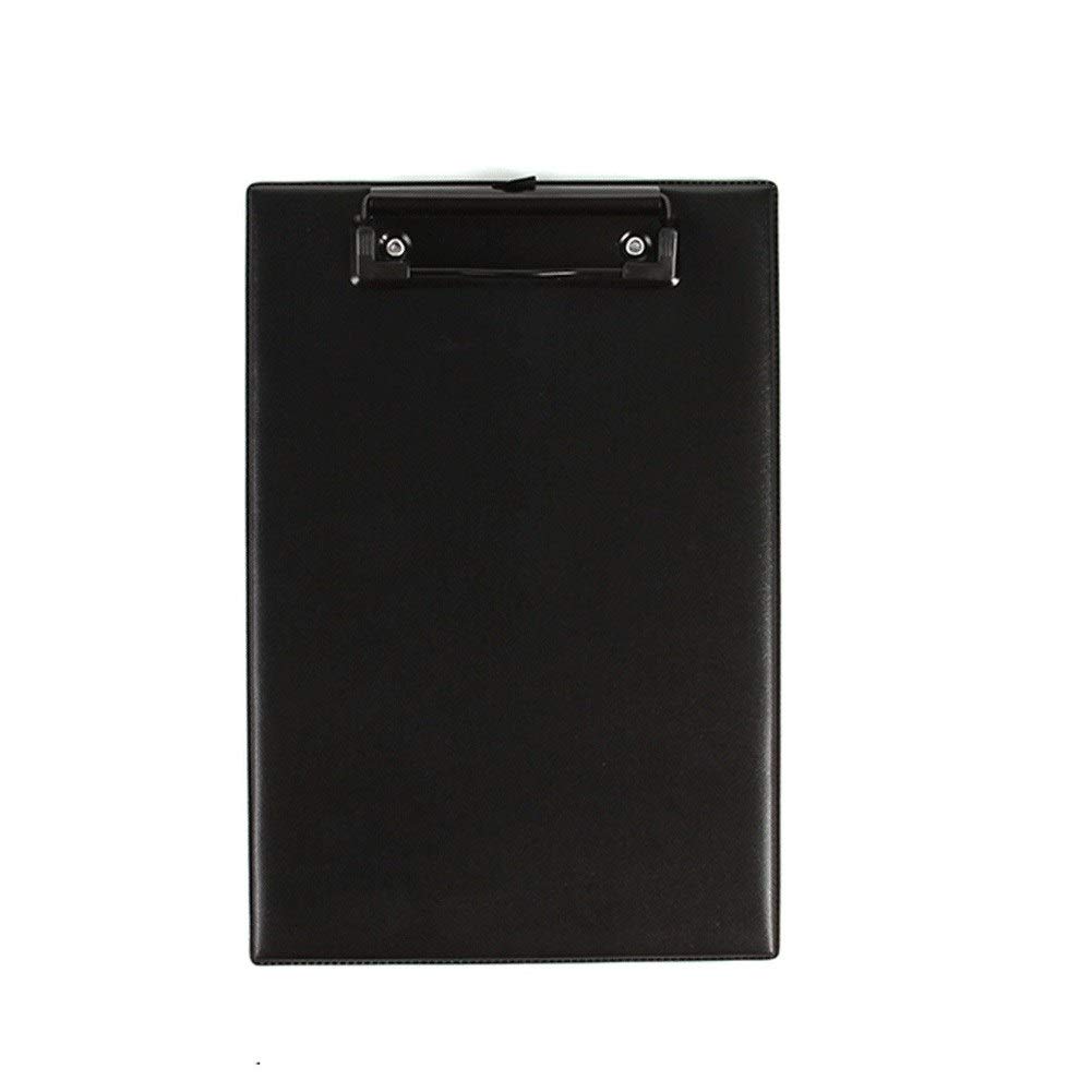 Presse-papiers de fournitures de bureau 2 x Appunti Cartella Conferenza Cartella in plastica Appunti Porta carta Portaoggetti Appunti Ideale for la scuola, la casa e l'ufficio Appunti pieghevoli (nero