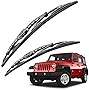 Replacement for Jeep Wrangler Windshield Wiper Blades - 15'+15' Front Window Wiper - fit 2007-2017 Vehicles - OTUAYAUTO Factory Aftermarket