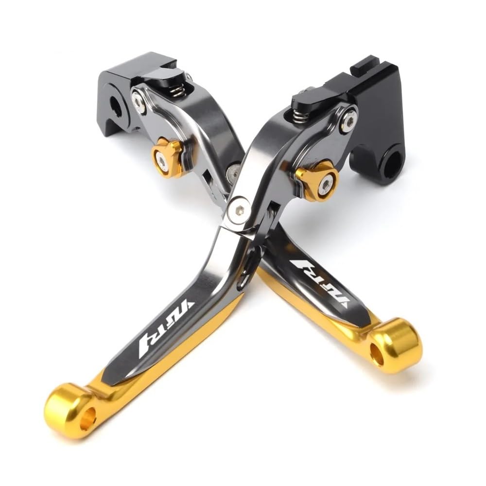 Embrague Maneta Freno Compatibile Con Para YZF-R1 Para Yzfr1 2004 2005 2006 2007 2008 Para YZF-R6 Yzfr6 2005-2015 2016 Palancas De Freno Embrague Motocicleta CNC(Golfen YZFR1)