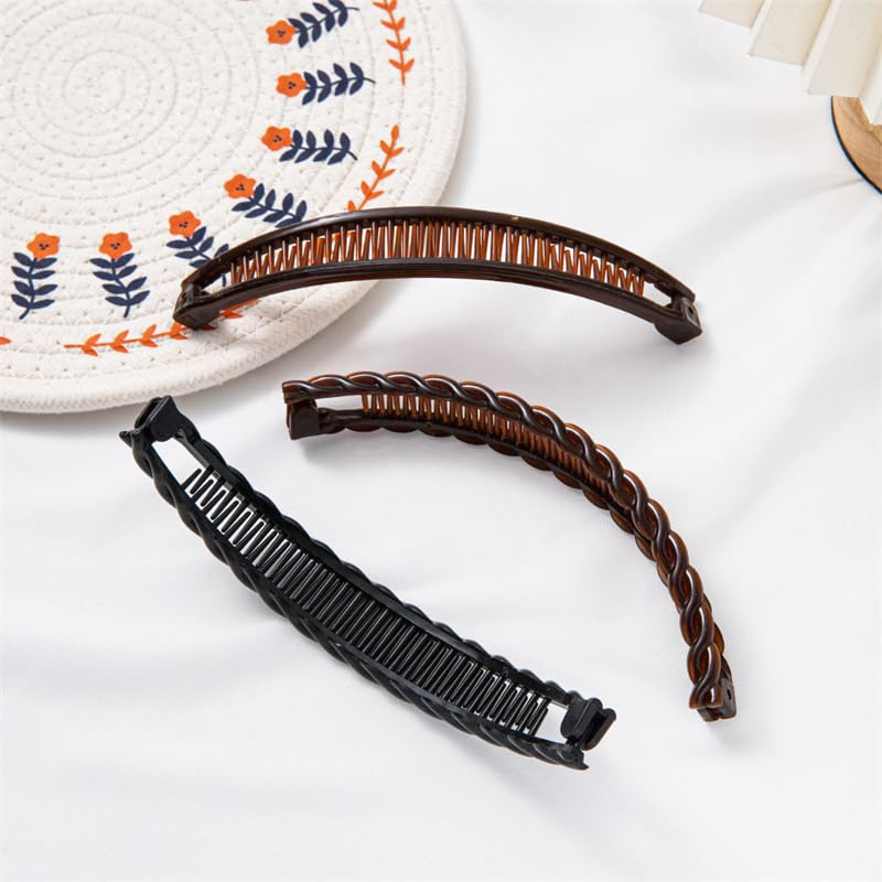 Juego de 2 peines vintage para cabello rizado y grueso miniatura 6