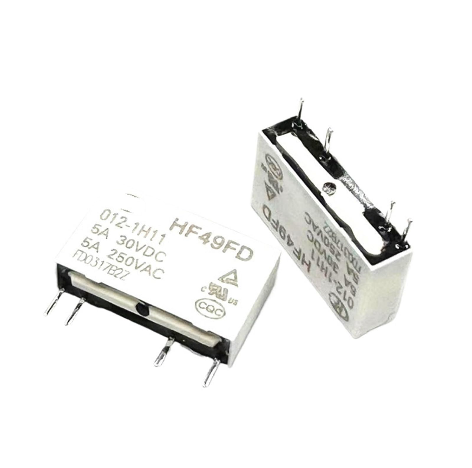 Relé HF49FD-012-1H11 subminiatura de 12V y 4 pines para PCB 3