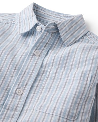 Image of The Children's Place Boys Long Sleeve Oxford Button Down Shirt