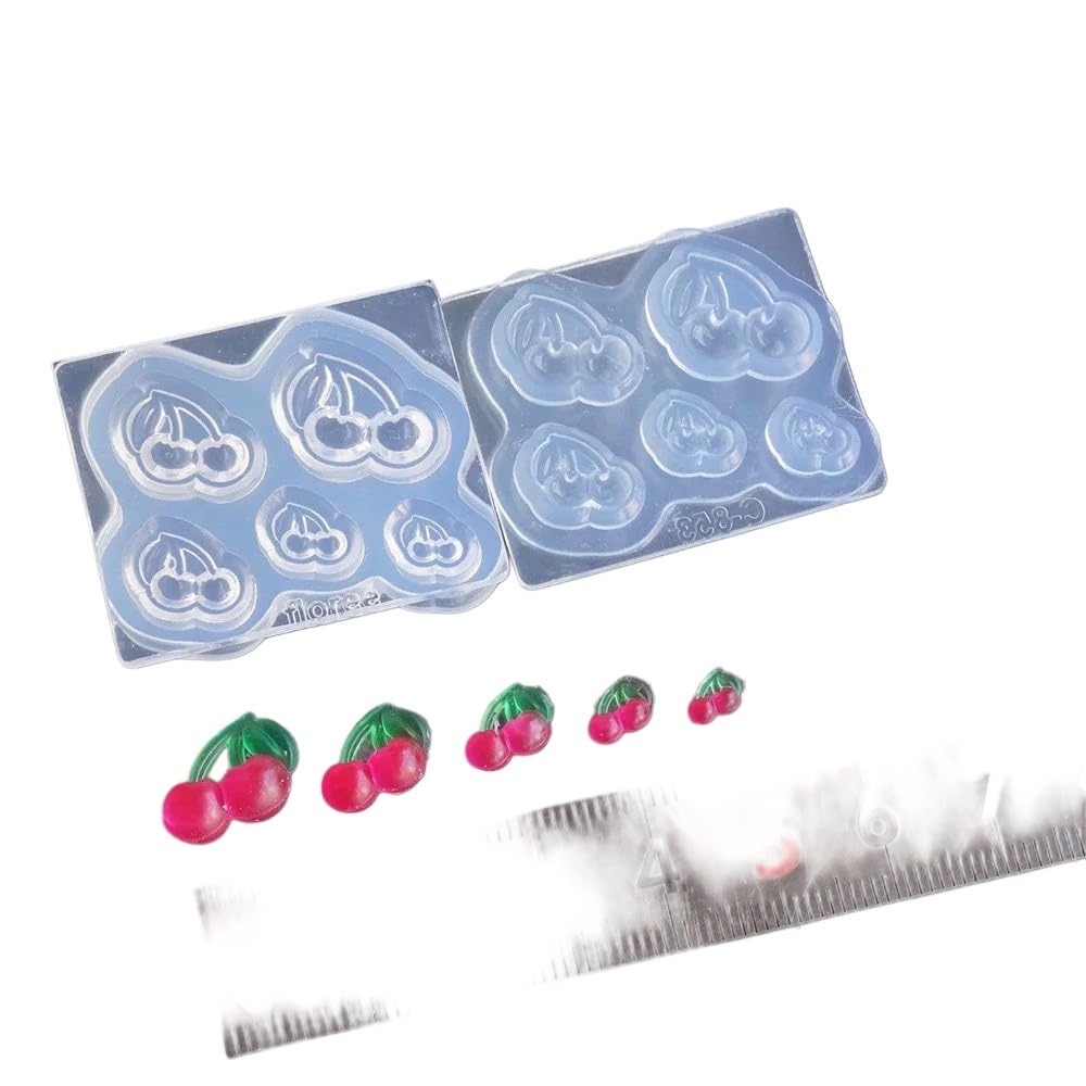 ミニチュアモールド5種とリニューアルポテト Amazon.co.jp: (sn358) シリコンモールド サクランボ さくらんぼ