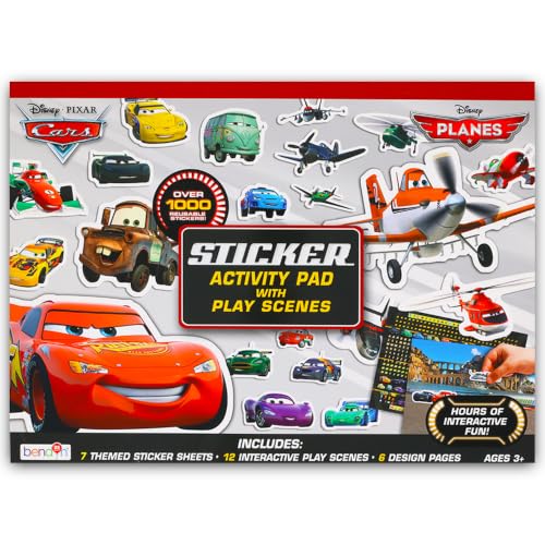 Disney Pixar Cars/Planes Ultimate Sticker Activity Pad 11"x14" - image 4
