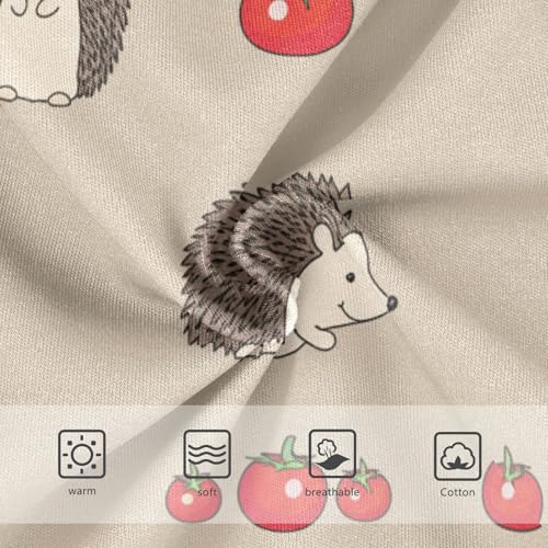 Cute Hedgehog Tomatoes Brown Girls Underwear Toddlers 2t Cotton Little Girl Panties Personalized Briefs Underpants3