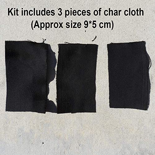 Sxtl Fire Piston Kit With Char Cloth And Tinder Emergency Fire Starter Camping Fire Starter #TOP4