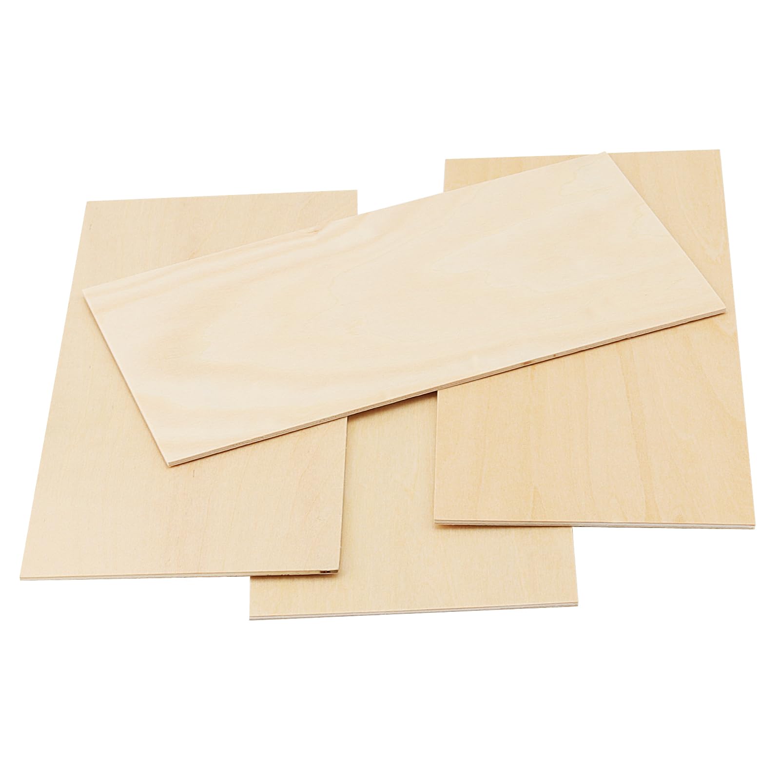 30 Fogli Di Legno Compensato KEILEOHO 200x100x2 Mm - Tavole Sottili Non Finite Per Modellismo E Fai Da Te - 2
