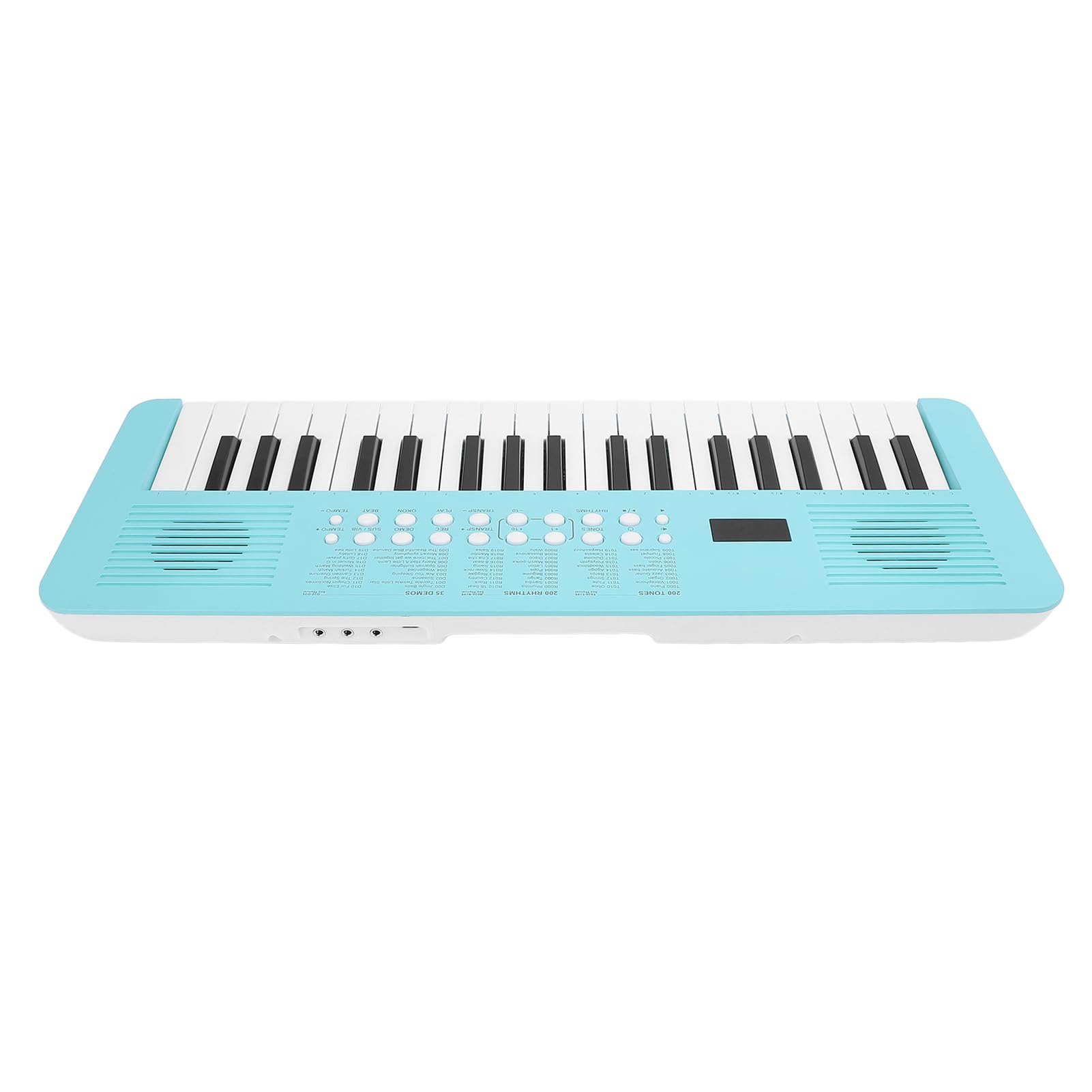 Jeffergarden Tastiera Elettronica a 37 Tasti, Materiale Plastico, 200 Opzioni Audio, Design Portatile, Perfetta per Musicisti e Principianti (BLUE)
