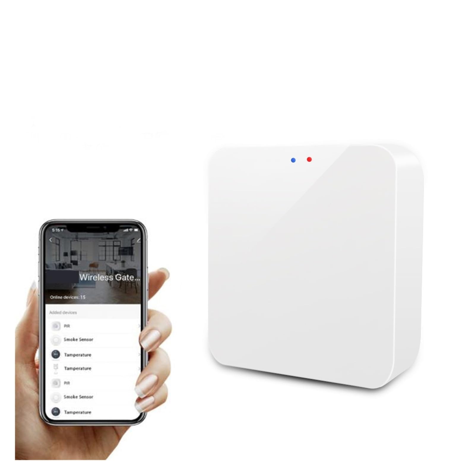 Tester del suolo, Rilevatore di umidità e temperatura del terreno intelligente WiFi, sensore wireless for il monitoraggio delle piante for serra
