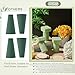 Chunful 6 Pieces Floral Foam Vase Insert 3. 25 x 6 Inch Cemetery Vase Inserts Recycled Floral Foam Cemetery vases for Grave Artificial Flowers Home Florist Headstone Decoration Flower Arrangements