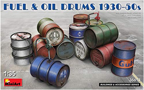 Miniart 1:35 - Fuel & Oil Drums 1930-50's, Various
