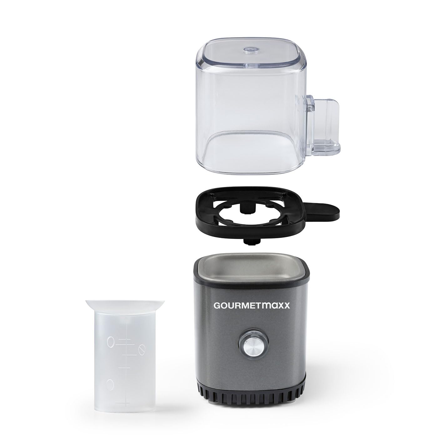 GOURMETmaxx Jajowar na 1 jajko | bojler do jajek z wykrawaczem do jajek w miarce | Egg Cooker – 3 stopnie twardości do Twojego kieliszka do jajka | designerski jajowar mały – części nadające się do