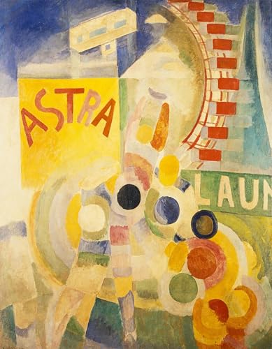 Tableau Toile Robert Delaunay l'équipe de Cardiff Affiche Art 60x90cm