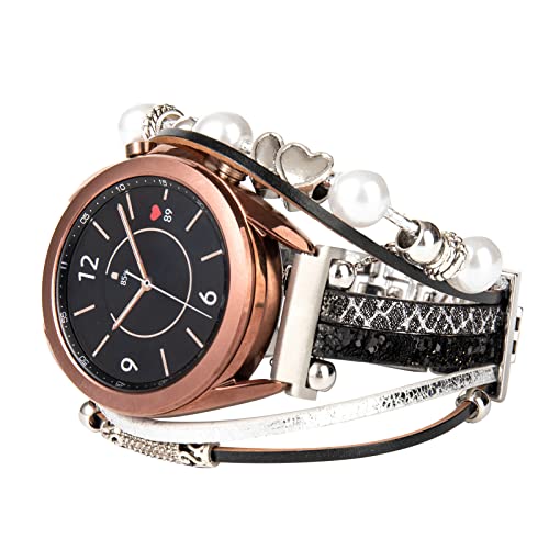Bracelet en cuir montre Samsung Galaxy Watch 6 idéal pour le bureau et sorties